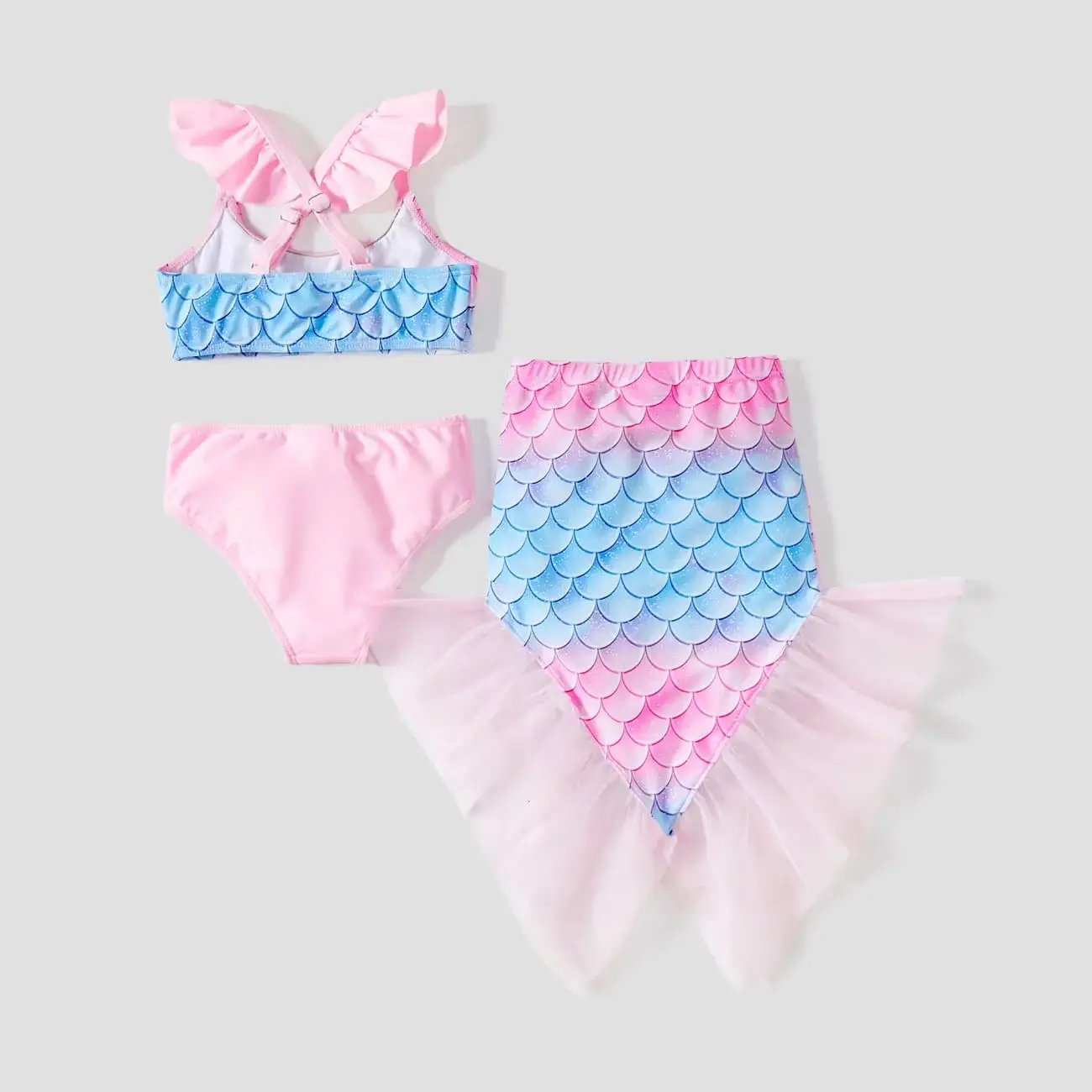3pcs Toddler/Kid Girl Animal Pattern Swimsuits