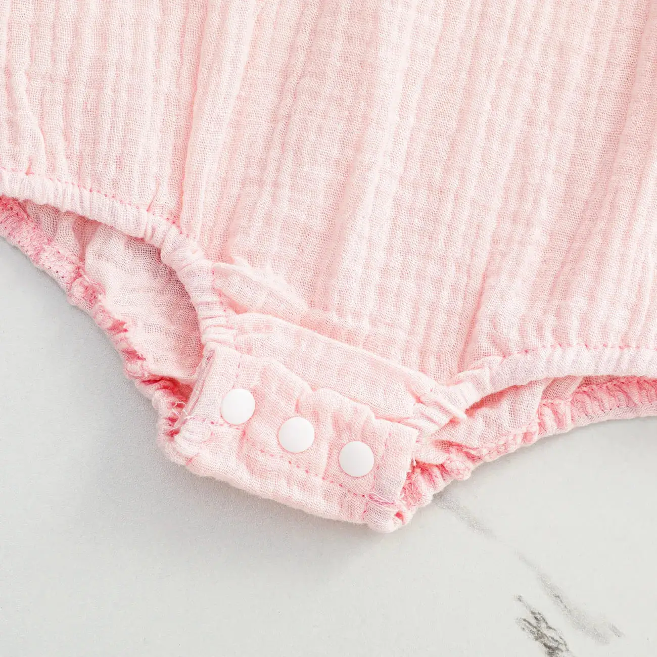 Cute Strawberry Embroidered Romper Set for Baby Girls