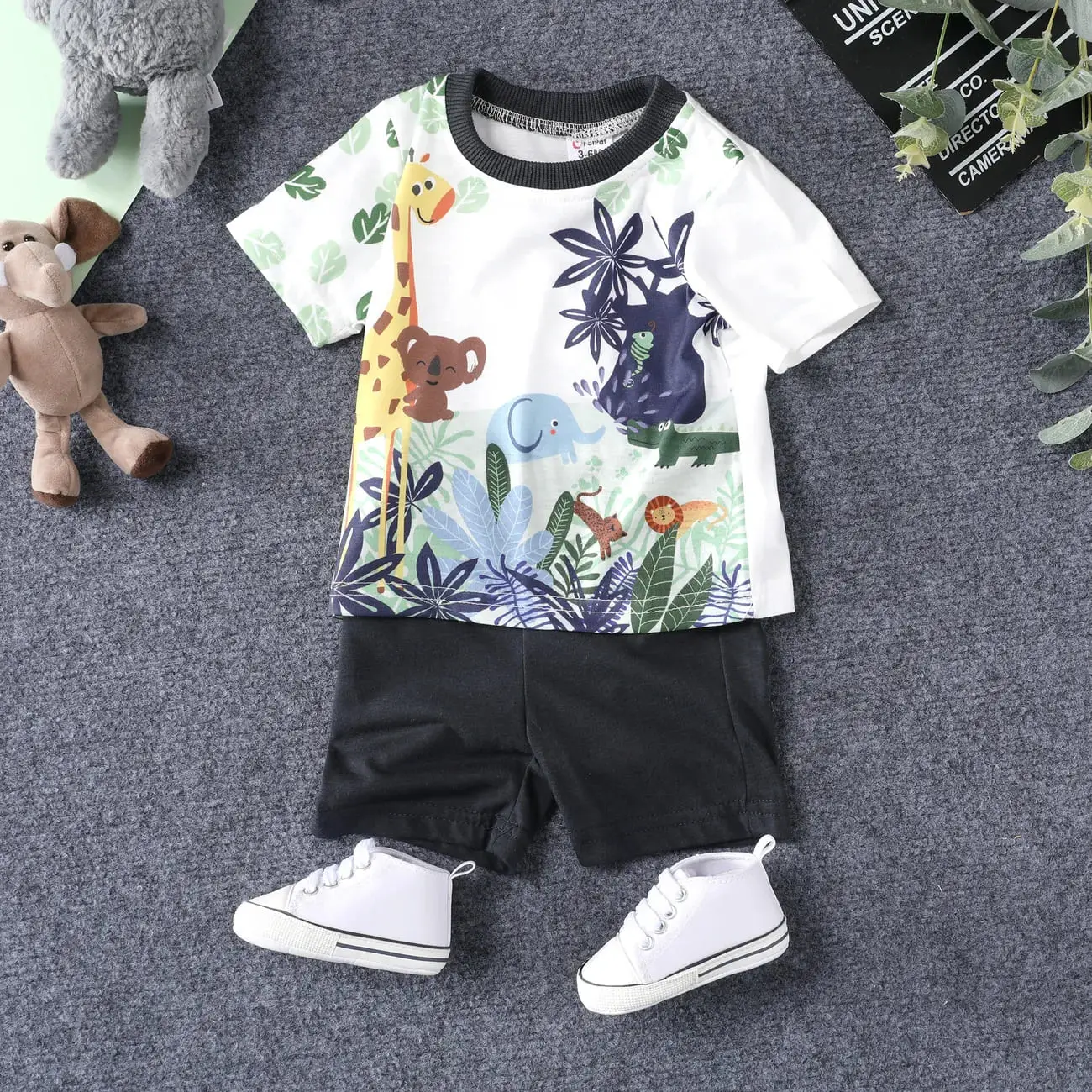 2pc Baby Boy Animal-themed Childlike 