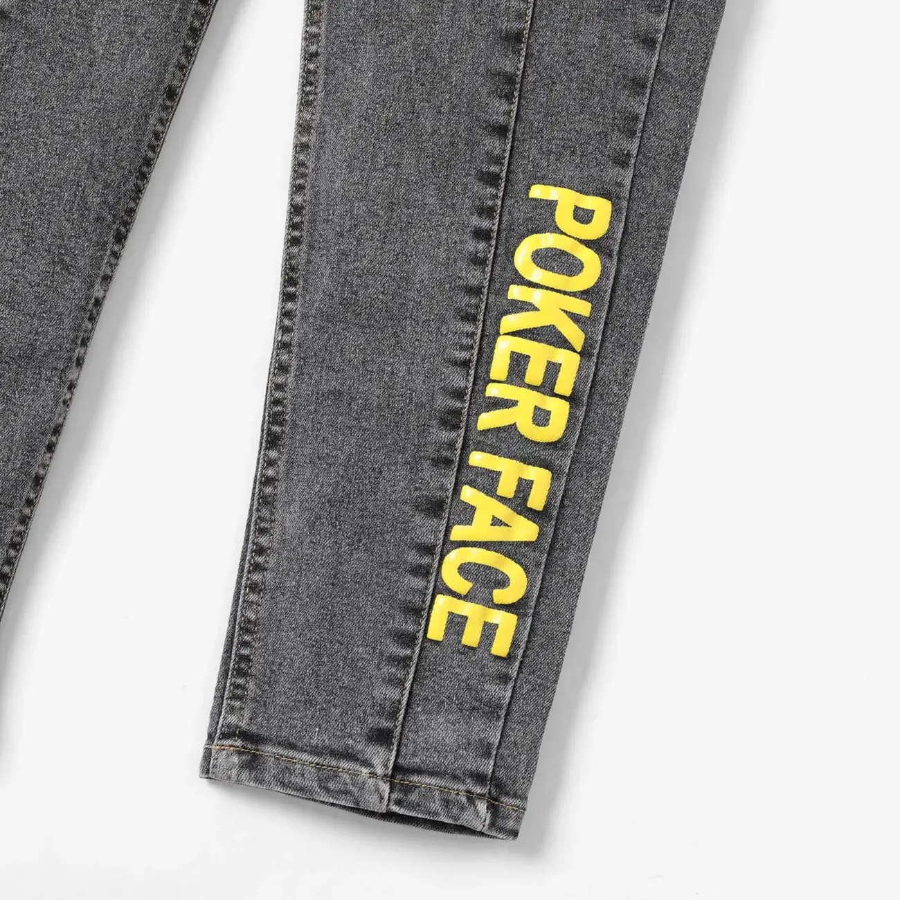 Kid Boy Casual Letter Pattern Trendy Denim Jeans share icon