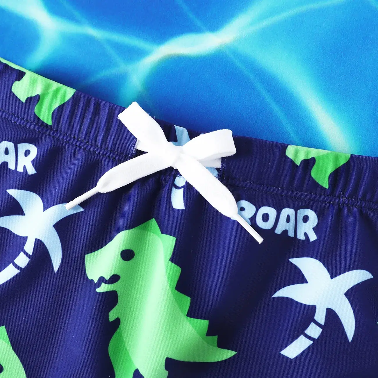 2pcs Toddler/Kid Boy Childlike Dinosaur Swimsuits Set