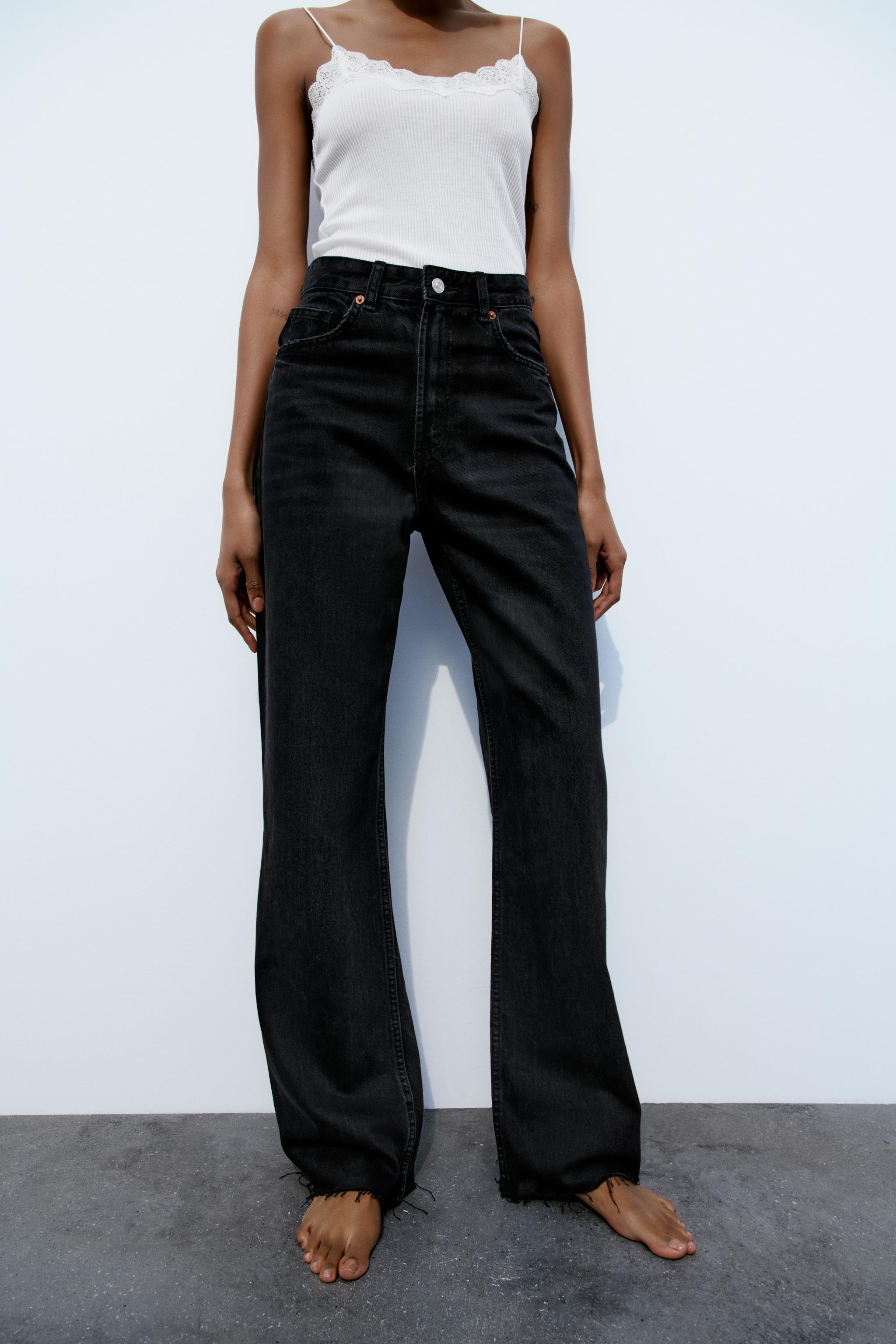 TRF HIGH-RISE WIDE-LEG JEANS
