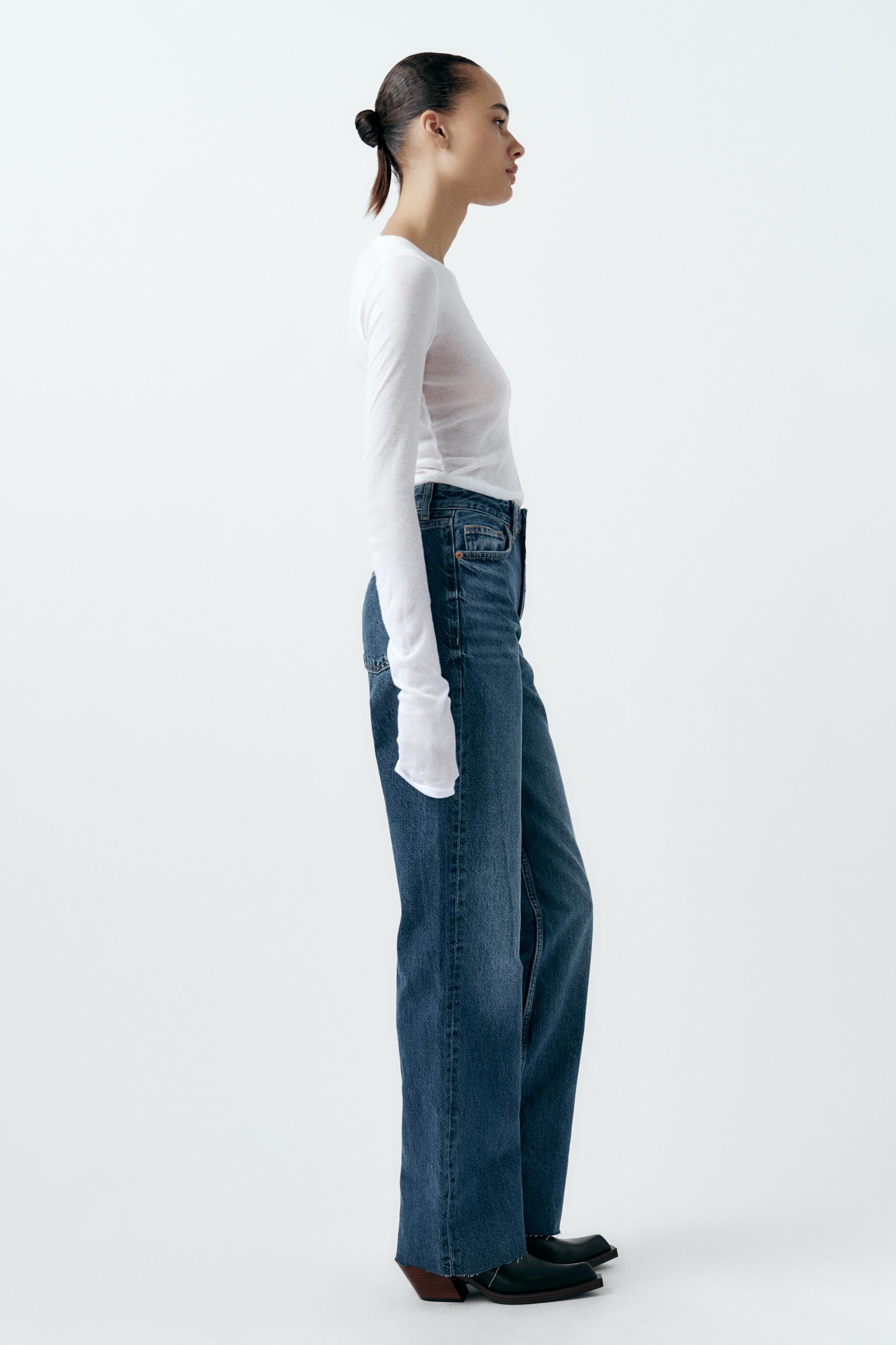 TRF HIGH-RISE WIDE-LEG JEANS