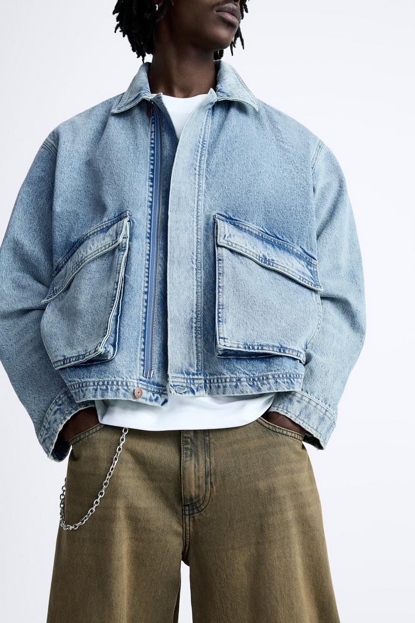 CROPPED FIT DENIM JACKET