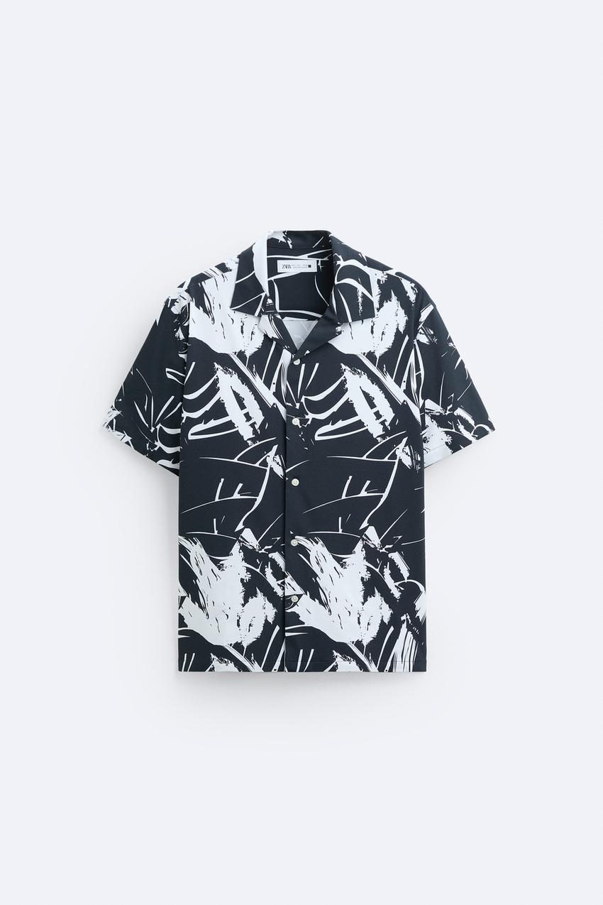 STREAK PRINT SHIRT