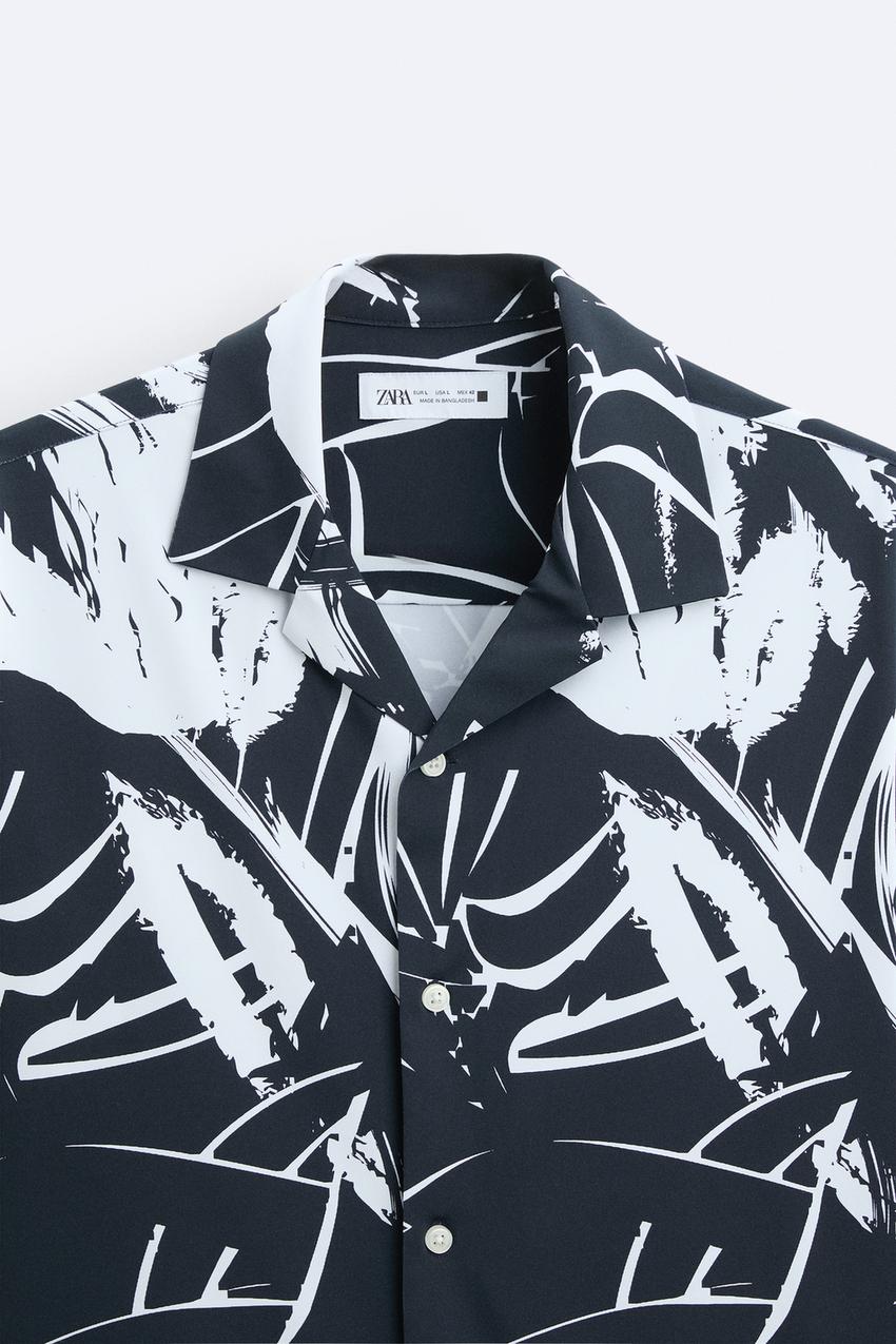 STREAK PRINT SHIRT