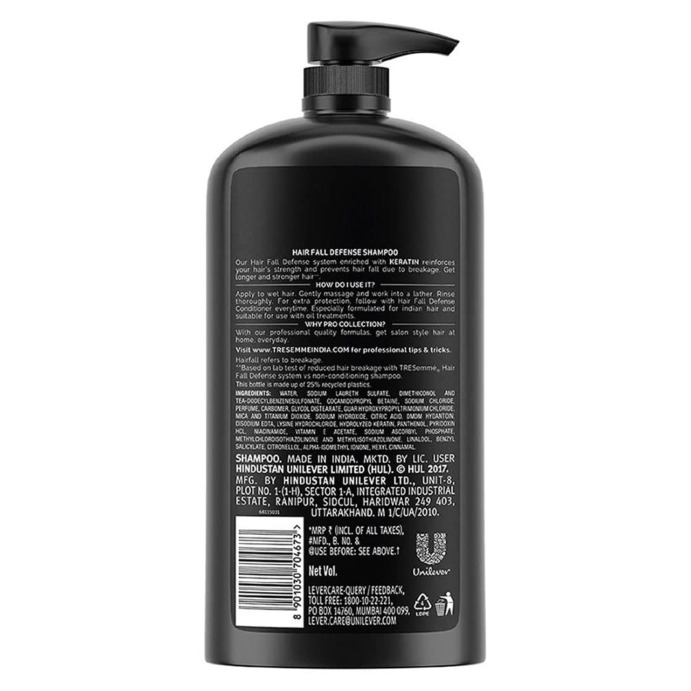  Tresemme Hair Fall Defence Shampoo 1 Ltr