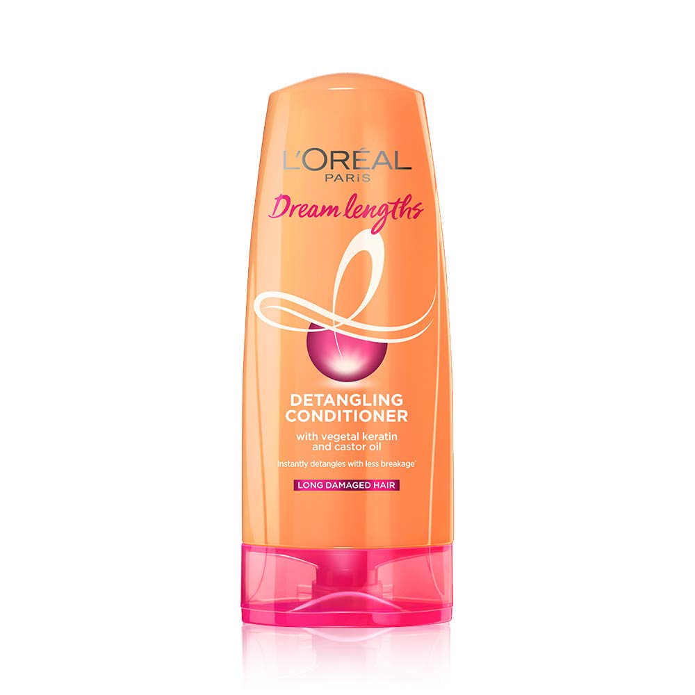 L'Oréal Paris Conditioner, Nourishes, Repair & Shine, For Long and Lifeless Hair, Dream Lengths, 180ml