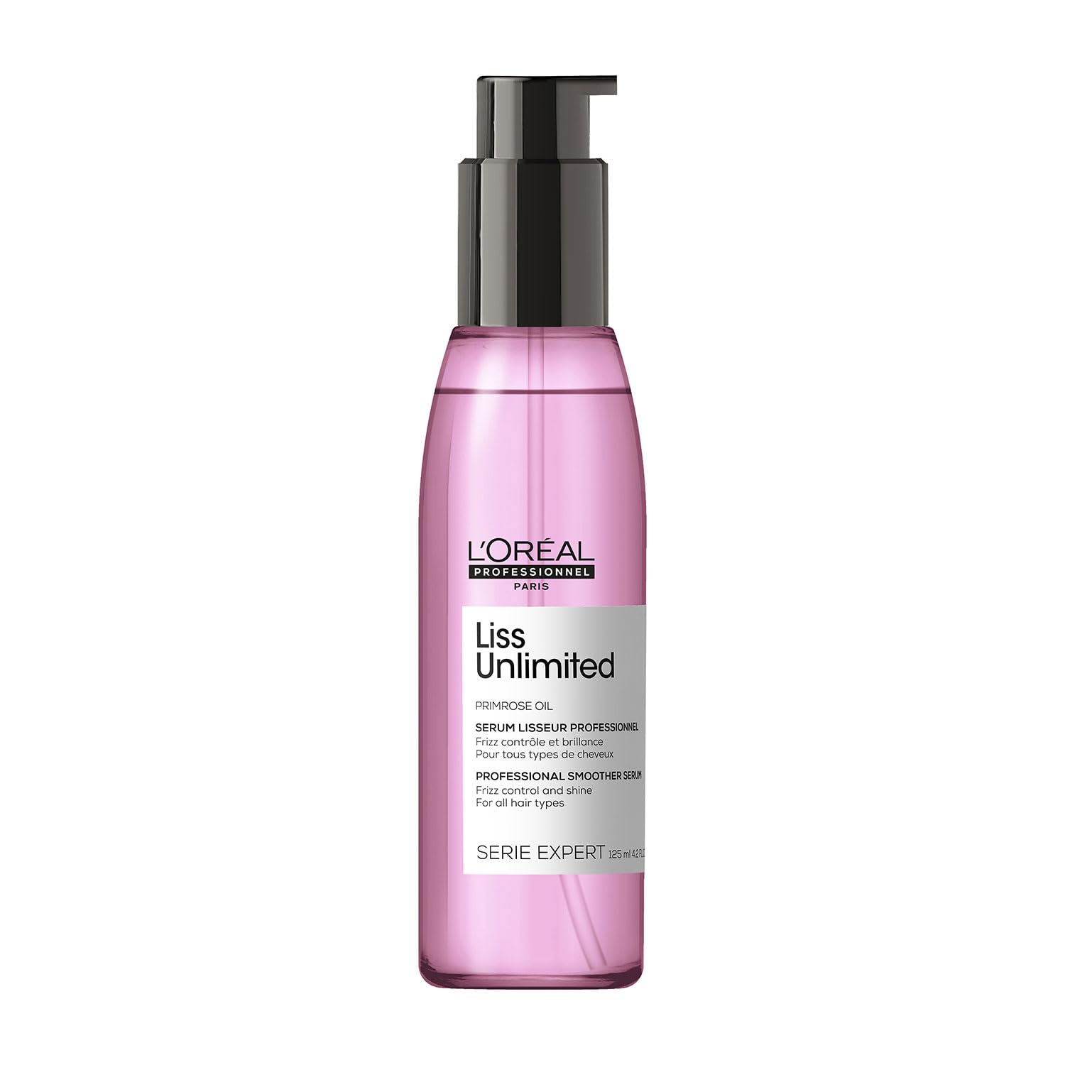  L'OREAL PROFESSIONNEL PARIS Serie Expert Liss Unlimited Blow Dry Serum 125 Ml, For Frizz-Free Hair