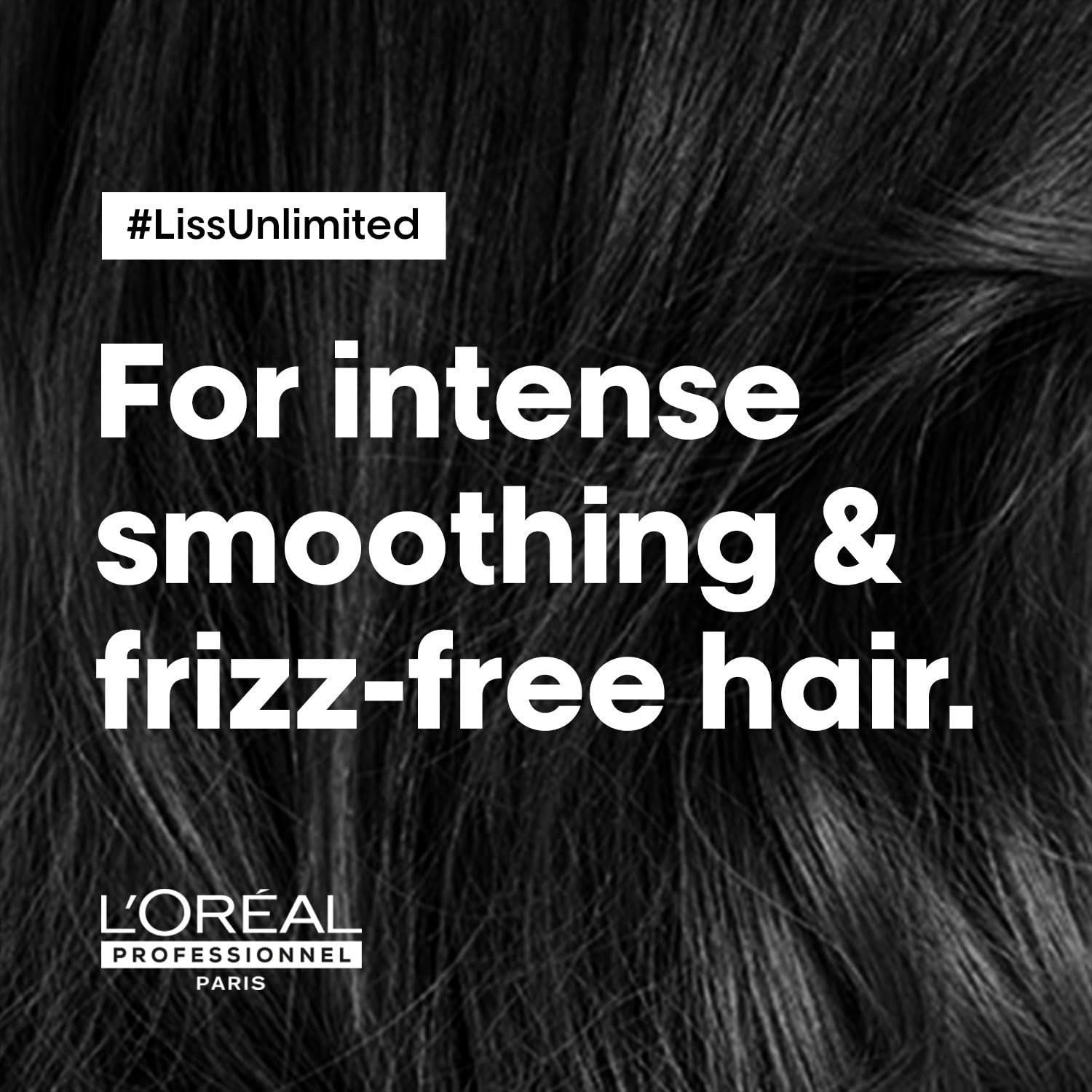  L'OREAL PROFESSIONNEL PARIS Serie Expert Liss Unlimited Blow Dry Serum 125 Ml, For Frizz-Free Hair