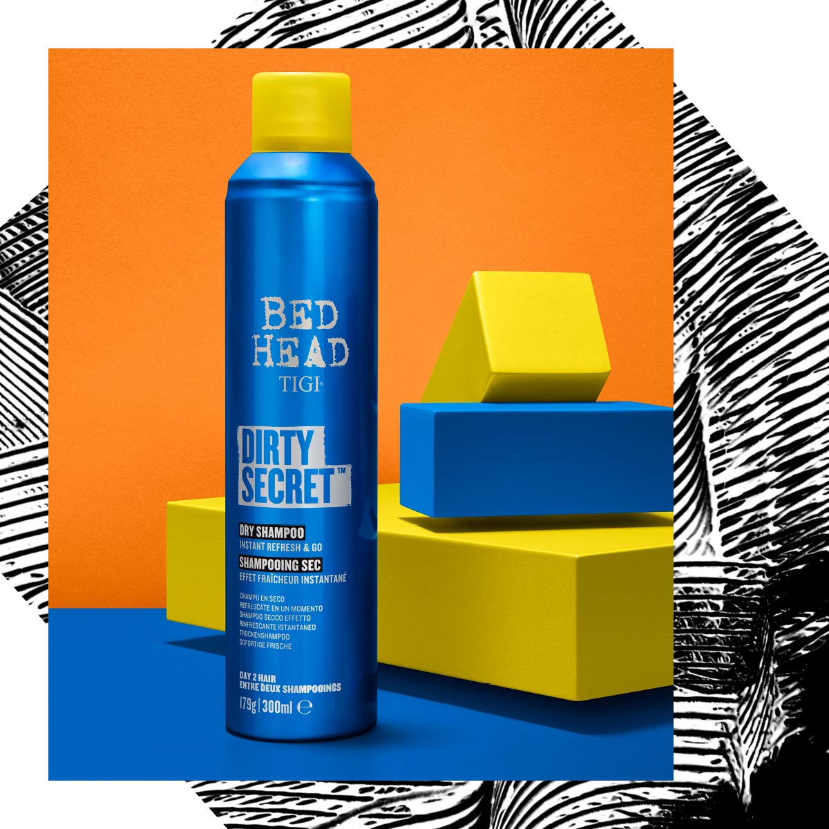  Bed Head TIGI Dirty Secret Dry Shampoo Spray Instant Refresh & Go Without White Residue For Day 2 Hair