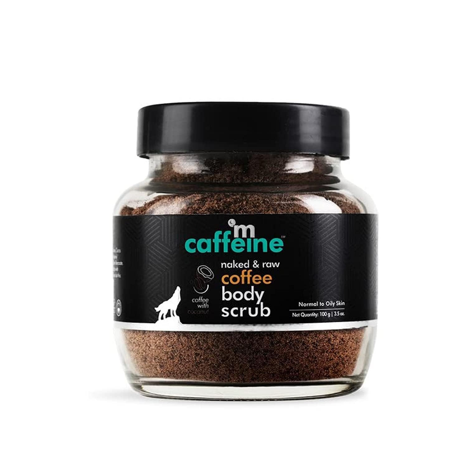 mCaffeine Exfoliating Coffee Body Scrub for Tan Removal & Soft-Smooth Skin | For Women & Men | De-Tan Bathing Scrub with Coconut Oil