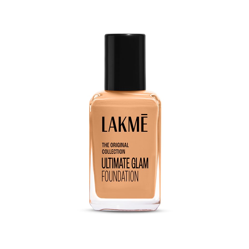 Lakmé Perfecting Liquid Foundation, Dewy Finish, Lightweight, Waterproof, With Vitamin E For Nourishing Skin & Oil Control, Marble, 27ml