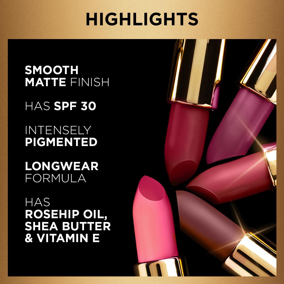 MyGlamm Manish Malhotra Soiree Creamy Matte Lipstick - 04 Amour (Red Shade) | Long Lasting, Pigmented With SPF 30 & Vitamin E (4.2g)