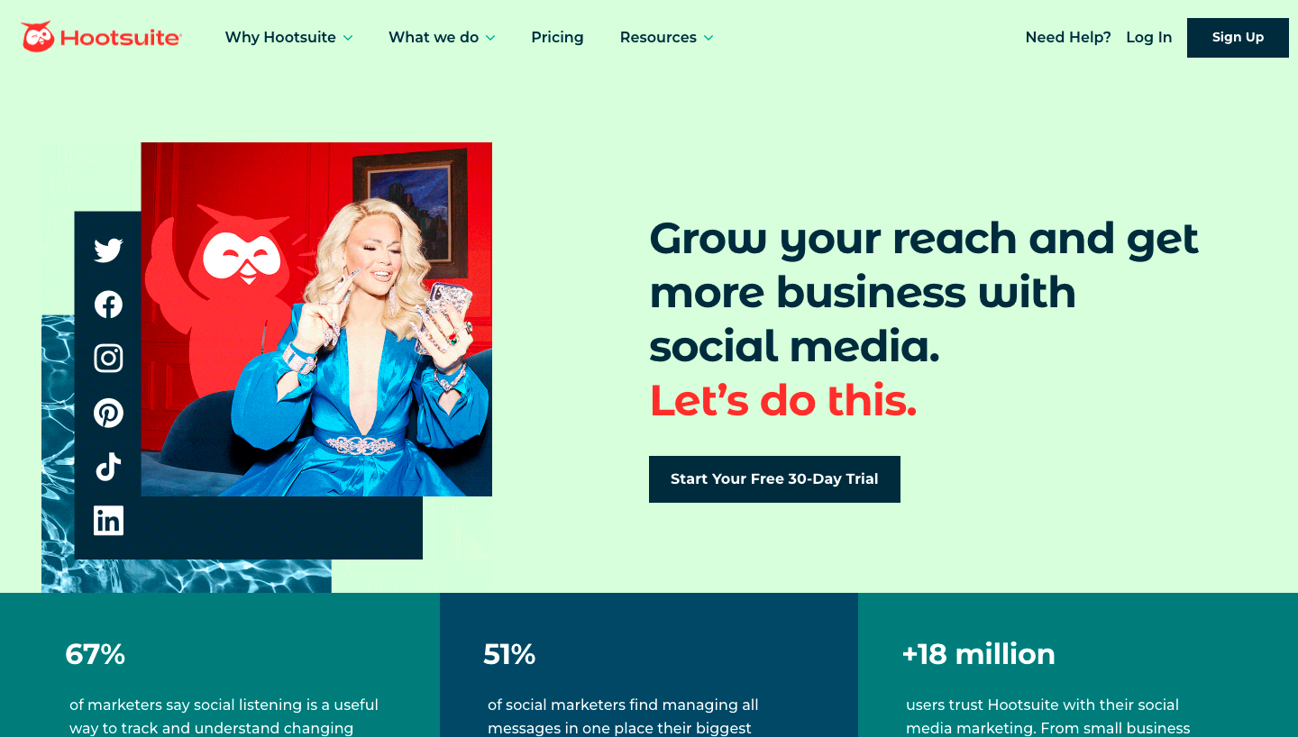 Hootsuite - Promote Products Over Social Media