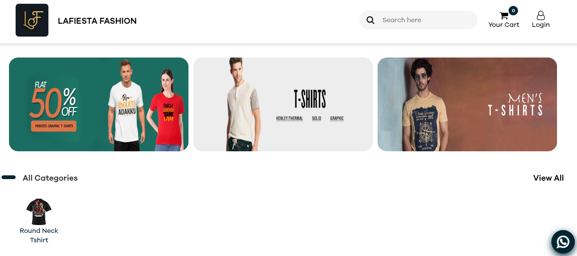 Online T-shirt Store by QPe