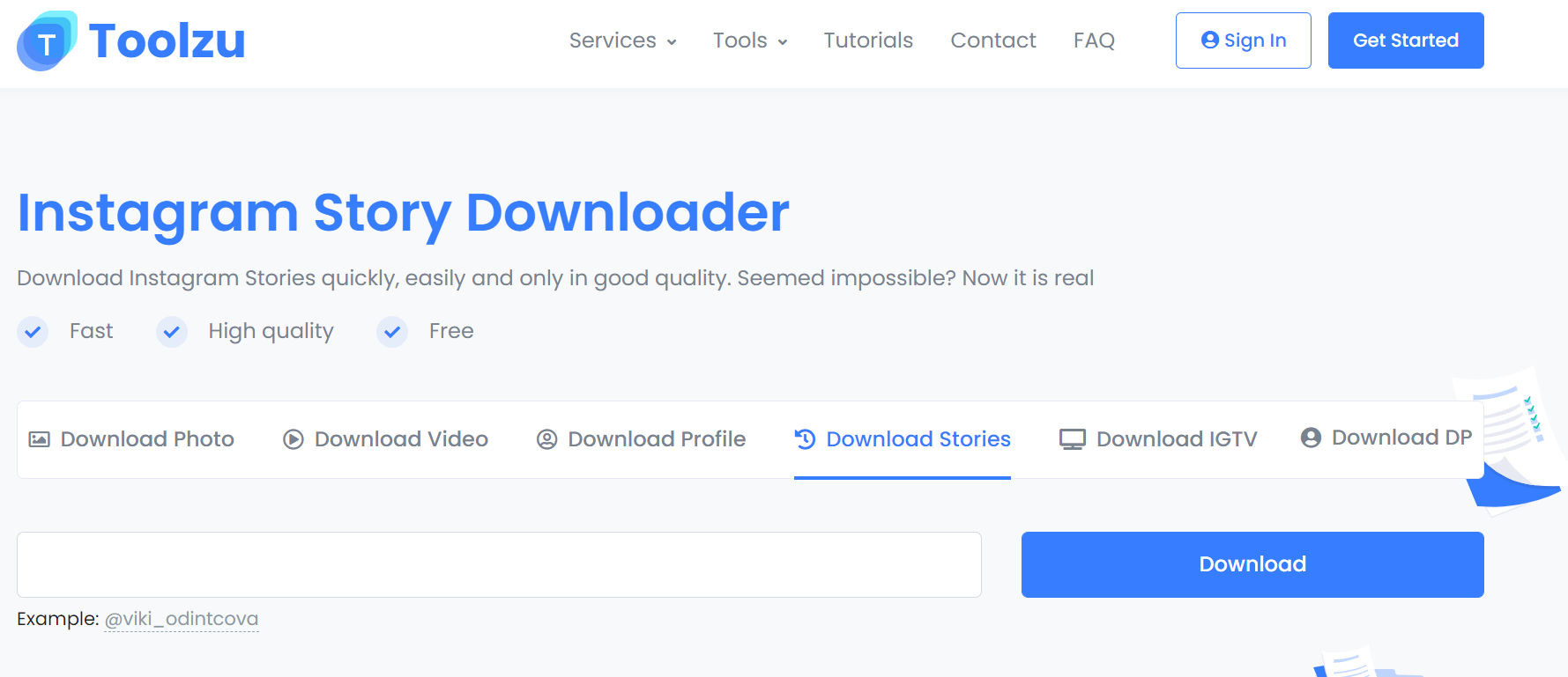 Instagram Story Downloader