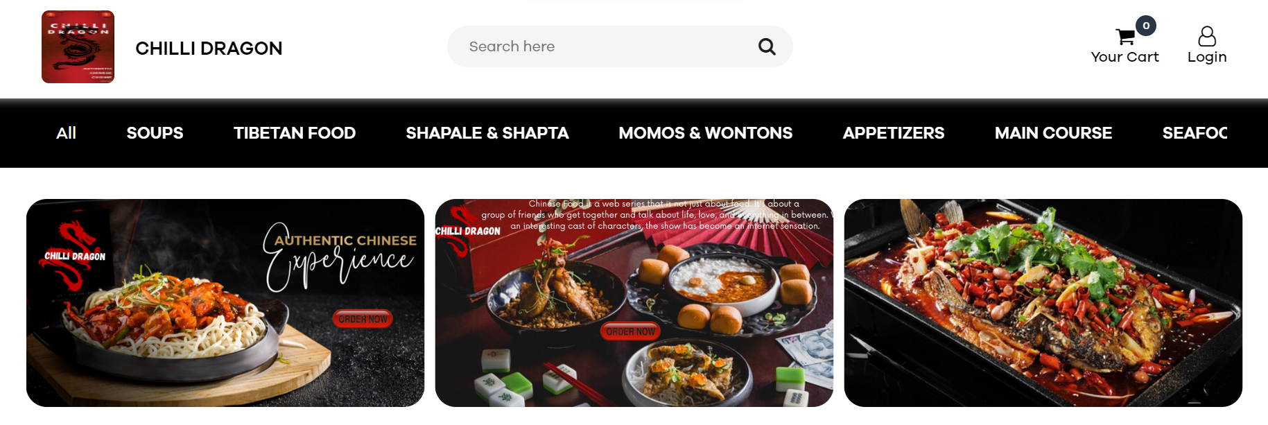 Restaurant Online stores theme 