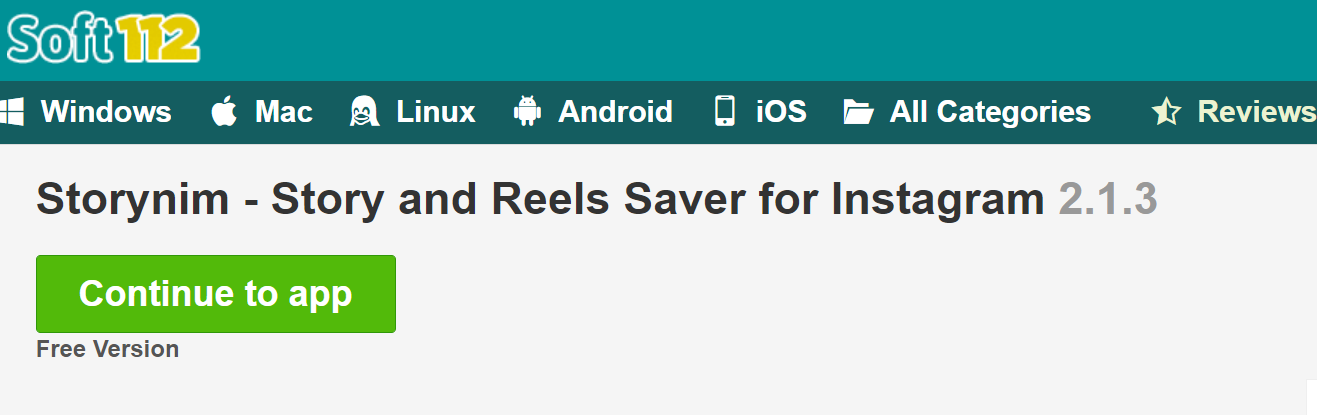 Storynim Insta downloader app to save stories, reels and videos